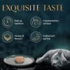 71685q6kdVL._SL1500_.jpg Sheba Fine Premium Adult (1+ Years) Wet Cat Food, Chicken Premium Loaf, 70 g Pouch (Pack of 28), High-moisture gravy cat food for healthy hydration