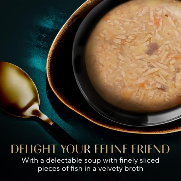 716RbhDVKAL._SL1500_.jpg Sheba Soup with Tuna Adult Wet Cat Food, 160g (4 x 40g), Finely Sliced Pieces of Tuna in Smooth, Silky and Velvety Broth (Pack of 4)