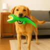 amazon basics Premium Pet Plush Toy Crocodile | for Dogs amazon basics Premium Pet Plush Toy Crocodile | for Dogs & Cats | Soft Durable Fabric | Soft Toy for All Pets