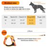 Sunkizzrs® Dog Harness with Retractable Leash, Adjustable Dog Chest Belt with Reflective Strip (Orange, Medium)