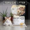 Nurture Pro Tofu Cat Litter Original (Flushable & Lasts 4 Weeks) - 6L