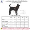 A+a Pets' Luxurious Rain & Wind' Winter Jacket for Dogs with 21" Length | Recommended Non Slip Jacket Style for Rain & Snow | Full Body Coverage with Leash Opening | Warm & Comfortable (Yellow 2XL)