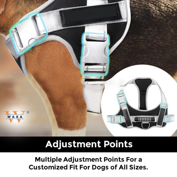 718JPGluNXL._SL1500_.jpg WESOT Heavy Duty Dog Harness for Medium Large Dogs Labrador American Bully No Pull Front & Back Clip Handle, Adjustable Belt Vest Harness for Training Hunting Walking