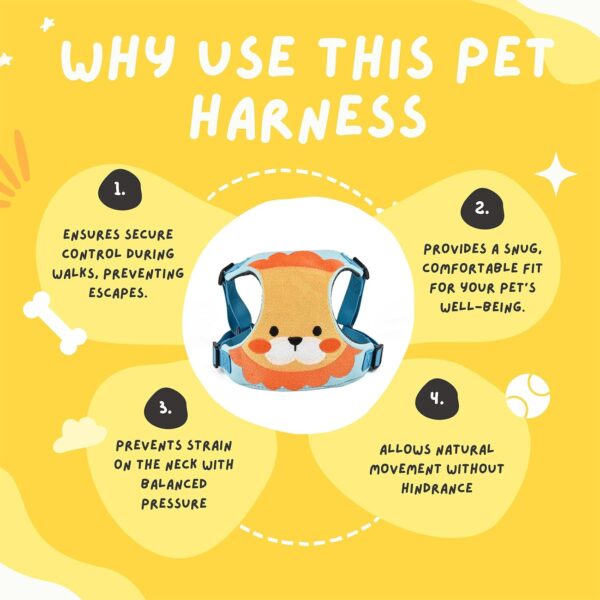 Emily Pets Dog Harness for Small Medium Large Size Dogs, Non-Pulling Military Tactical Service Vest with Adjustable and Comfortable for Easy Walking (Sky Blue, M)