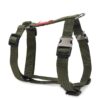 Zigly Lifestyle Classic Dog Harness - Body Belt for Dogs with Adjustable Buckle - Soft and Comfortable with Sturdy Handle - Large (Olive Green)