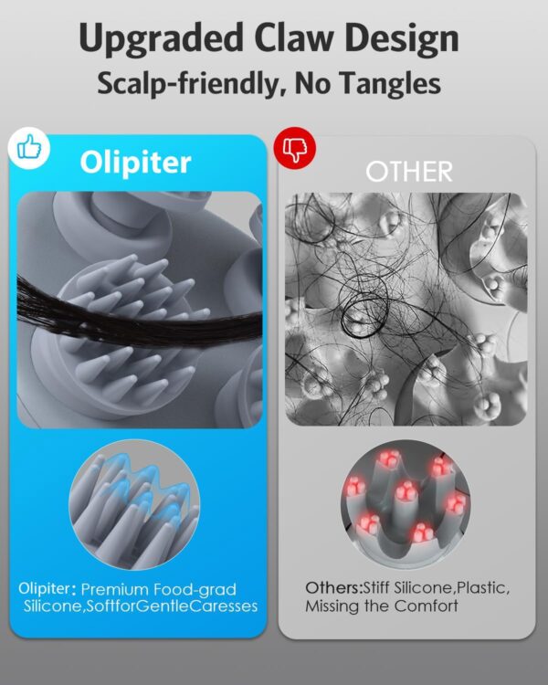 Upgraded Handheld Cat Massager Dog ,Electric Pet for Dogs&Cats,with 4 Massage Heads,Cat Head&Back Scratcher for Relieving Tight Stiffness Muscles,Promote Bonding,White