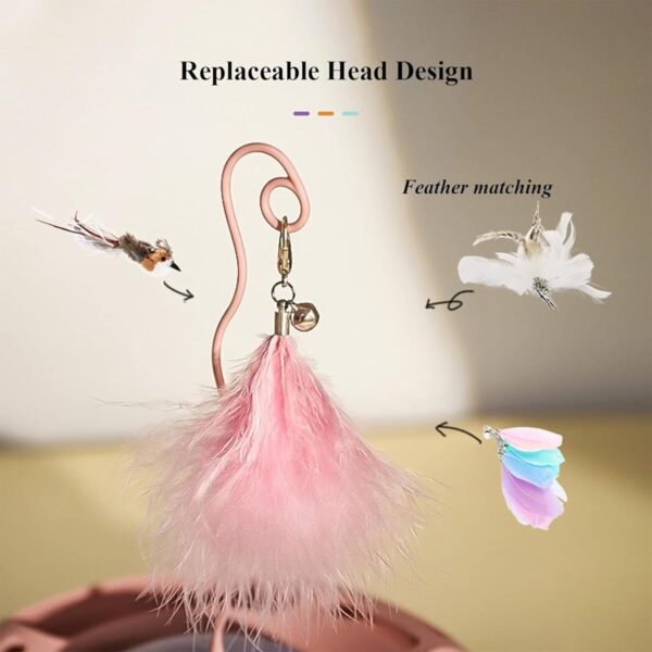 Foodie Puppies Interactive Tower Track Roller for Cats and Kittens (Frenzy Tower Toy) | Feather Bell Teaser & Colorful Balls | Turntable Puzzle Toy for Mental and Physical Exercise (Color May Vary)