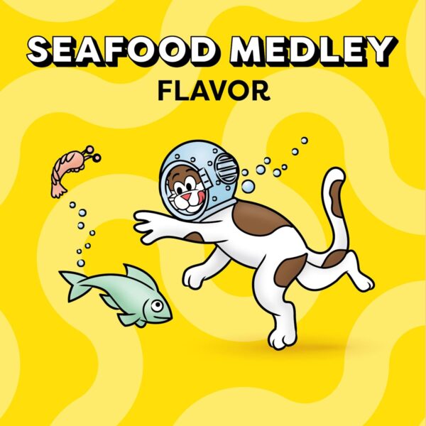 Whiskas Temptations Tartar Control Seafood Medley Flavour Treats for Cats, 6.3-Ounce Pouches (Pack of 10)