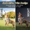 Dog Harness, Adjustable Dog Body Belt For Large Dogs With Copybook Dog Vest (XL, Black, Pack of 1),330 gram