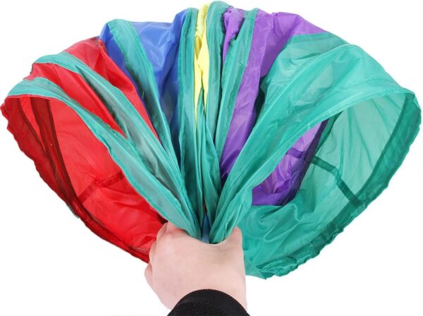 Foodie Puppies 3 Way Rainbow Cat Tunnel Toy - Foldable Interactive Pet Play Tunnel with Hanging Ball for Cats, Kittens, Rabbits, and Guinea Pigs | Indoor/Outdoor Puzzle Exercising Hiding Training Toy