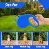 719x9ICLywL._SL1000_.jpg Retractable Dog Leash| Heavy Duty 3 Meter| 360°Tangle Free| Strong Nylon Tape with Anti-Slip Handle| One Click Bracke Lock for Dogs Upto 50kgs (Blue)