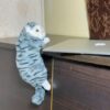 71B4tNDfzkL._SL1500_.jpg Tickles Cat Soft Stuffed Plush Animal Toy for Kids Boys & Girls Birthday Gifts (Size: 30 cm Color: Grey)