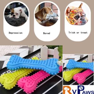 Woofy Dog Aggressive Chewing Toy - Teeth Cleaning and Anti-bite Molar Toothbrush, Tough Teething Toy for Small, Medium and Large Dogs - Color May Vary