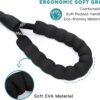 Pull Dog Harness Adjustable Easy Control Medium Large Dog Harness with A Free Heavy Duty 5ft Dog Leash, Dogs Neck Collar with Personalized Dog Name, Highly Reflective Rope Cord Training Leash