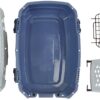 71C00w0J6mL._SL1500_.jpg AmazonBasics Two Door Top Load Pet Carrier, Small Size |19-inch | Portable Airline Pet Carrier for Cats, Puppies and Kitten | Small