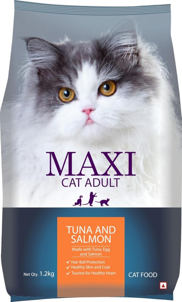 Maxi Tuna & Salmon Dry Cat Food 1.2Kg,Adult Maxi Tuna & Salmon Dry Cat Food 1.2Kg,Adult