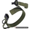 WOOFLIX Metal Dog Collar For Training & Walks|Nylon Collar With Tactical Metal Buckle & D-Ring For Medium & Large Dogs|Dog Collar For Medium & Large Dogs (Extra Large, Army Green) - 25 X 5 Cm