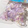 Squishy Toy, Cat Paw Squishy with Pearl Butterfly Accessories, Animals Stress Relief Taba Squishy Paw, Cute Animals Stress Relieving Fidget Toy for Adults Boys Girls Birthday Party Gifts (Purple)