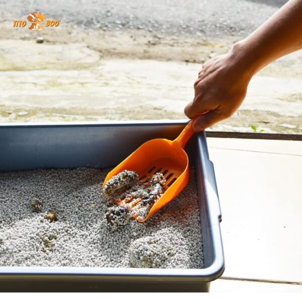 Pro Cat Litter Scooper - Premium Virgin Quality Cat Litter Accessories (Pack of 01), Multi-Colored