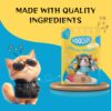 PETS EMPIRE Moochie Tasty Wet Cat Food, Grain Free Cats Gravy Meal (85 g X 12 Pouches) Healthy Growth Tuna Mousse with Chicken, No Artificial Flavours Kitten Food, Non-Vegetarian Cat Foods Pouch