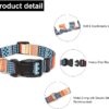 Qpets Nylon Bohemia Style Dog Collar With Patterns Adjustable 40-60Cm Soft Comfy Pet Collars Dog Belt For Small Medium Large 30-40Kg Dogs (Size:L), Multicolor