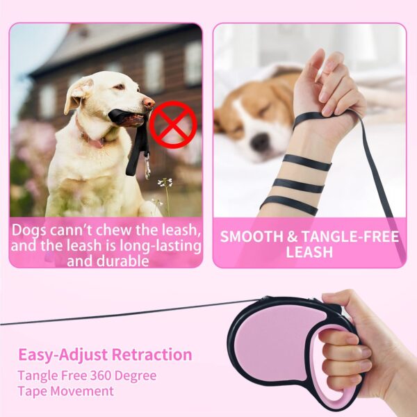 71DiNbOprIL._SL1500_.jpg Smart Pet Leash Automatic with Padded Feature and Feather Decoration for Dogs Dog Traction Rope Chain Automatic Retractable Dog Walking Rope Pet Leashes Retractable Pet Leash (3M-15Kg)