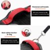71Dp4hBphJL._SL1024_.jpg Qpets® No Pull Dog Harness with Safety Reflective Strip Quick Release Buckle Adjustable Size Easy Control Handle for Medium Large Dog (Red, XL, Recommended Weight: 22.5kg-45kg)