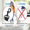 71DuLikxE9L._SL1500_.jpg HANK Dog Leash | 3M Reflective Leash for Dogs | Heavy Duty Dog Rope for Small to Large Dogs | Comfortable Padded Handle 5 Feet (Nylon - Black, Single Handle - 5 feet)