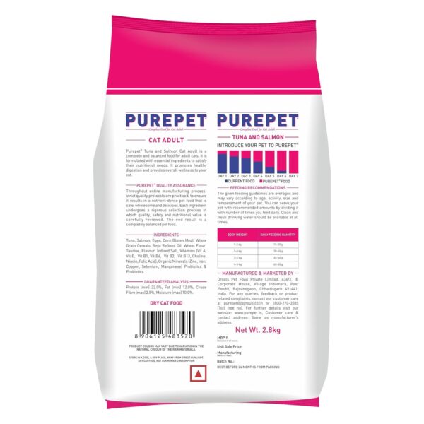71FKpxsNs3L._SL1500_.jpg Purepet Adult Dry Cat Food Tuna & Salmon Flavour, 1 kg Pack