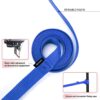 Dog Collar Belt And Leash Set For Large Dogs, Dog Stylish Nylon Leash Belts With Bell - Labrador, Golden Retriever, Pitbull, German Shepherd, Husky, Doberman (Large, Blue),60X3.1 Cm