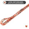 71Flu-aIuRL._SL1500_.jpg Wooflix Heavy Duty Nylon Dog Leash | Anti Slip Padded Handle Long Dog Leash | Highly Reflective Leash for Dogs | Dog Rope for Medium & Large Dogs | Dog Training Leash | (Dogo Orange, 5 Feet Long)