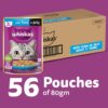 71G8QusICKL._SL1500_.jpg Whiskas Adult (1+ Years)) Wet Cat Food, Tuna in Jelly, 80 g (Pack of 56), Hydrating Food Made With Real Fish, 100% Complete & Balanced Nutrition for Adult Cat