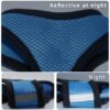 71G8qOdtJKL._SL1080_.jpg Urbane Home Reflective Dog Harness With Adjustable Leash|Breathable Polyester Mesh Fabric With Top carry Handle|Small Size|HAT-818|Comfortable No-Pull Grip|Quick Release Buckles|Stylish Design|Blue