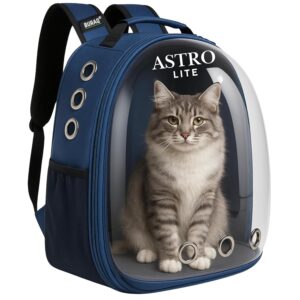 Buraq Astronaut Lite Pet Carrier Backpack, Designed with Breathable Space, Buraq Astronaut Lite Pet Carrier Backpack, Designed with Breathable Space, Ventilated Cat Bag, Comfortable Cat Carrier for Outdoor Use