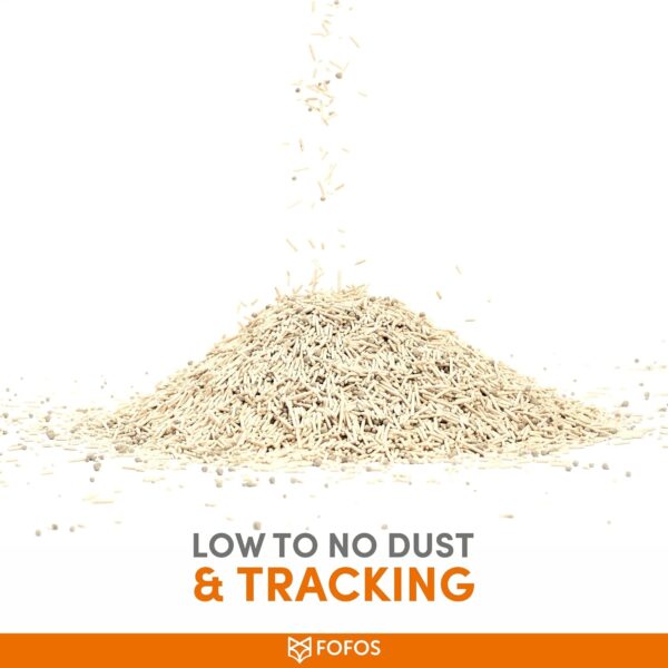 Barkbutler x FOFOS Tofu & Crushed Bentonite, Cat Litter Sand | 2.5kgs/6L | Flushable tofu cat Litter | High Odour Control | 99% dust-Free | Ultra Absorption & Clumping Litter Sand for Cat | White
