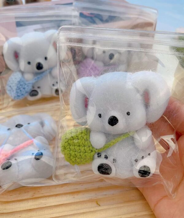 Taba Squishy, Squishy Toys, Squishy Ball Cute Toys Squeeze Rebound Sensory Toy Funny Novelty Cute Animals Fidget Toy for Boys Girls Birthday Party Gifts (Koala Backpack Color Random)