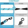 Petology Dog Leash 5FT Long, ½ Inch Thick Reflective Heavy Duty Rope with Anti-Slip Padded Handle for Small & Medium Dogs Blue
