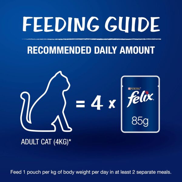 71J8BsqhOpL._SL1500_.jpg Purina Felix® As Good As It Looks Wet Food for Adult Cats|Complete and Balanced Cat Food |Chicken Flavour|Pack of 24 Pouches (12 x 85 g)