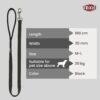 71Js8sYQ7YL._SL1500_.jpg Trixie Premium Dog Leash with Padded Hand Loop, Comfortable and Adjustable Training Leash, 3.28 ft./20 mm (M-L, Black)
