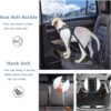 Black Dog Leash - Heavy-Duty Dog Leash with in Length, 17.7in to 27.55in Training Leash Dog Belt with Non-Slip Grip, Ideal Leash for Dogs for Training, Walking, and Outdoor Adventures