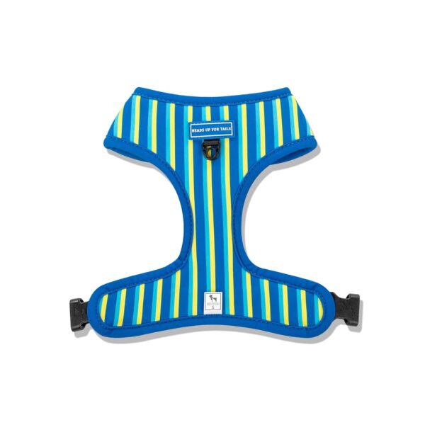 71LLbO6O-mL._SL1500_.jpg Heads Up For Tails Blazing Blue Dog Reversible Harness - Blue & Neon Green - L