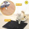 YellowCult Cat Litter Mat, Honeycomb Double Layer Design, Urine & Water Proof Material, Scatter Control, Less Waste, Easy to Clean,Washable, Non-Slip Kitty Litter Mats for Floor (30 X 45 Cm) 1 Pack-S