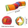 Foodie Puppies Cat Toys Cat Tunnel Pet Tube Collapsible Play Toy Indoor Outdoor Kitty Puppy for Puzzle Exercising Hiding Training Toy | Cats, Kittens, Rabbits, Guinea Pigs & Puppies (Slither Tunnel)