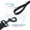 71P3tl1Se5L._SL1500_.jpg HANK Dog Leash | 3M Reflective Leash for Dogs | Heavy Duty Dog Rope for Small to Large Dogs | Comfortable Padded Handle 5 Feet (Nylon - Black, Single Handle - 5 feet)