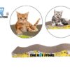 Kitten Scratching Post Cat Scratcher Interactive Cardboard Scratcher Toys for Cat Training Pet Cat Toys Cat Scratching Post Cat Toys