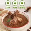 CURRYiT Chettinad Chicken Curry Paste 120g | Ready to Cook in 15 mins | Just add Fresh Mutton, Meat, Fish | Goodness of Ghee | No Preservatives | Eat with Chawal Roti | Indian Masala Gravy