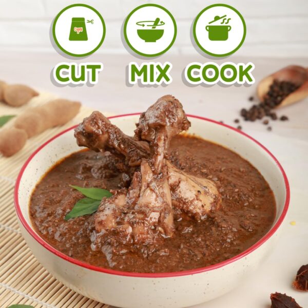 CURRYiT Chettinad Chicken Curry Paste 120g | Ready to Cook in 15 mins | Just add Fresh Mutton, Meat, Fish | Goodness of Ghee | No Preservatives | Eat with Chawal Roti | Indian Masala Gravy