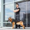 Tactical Dog Harness with Leash | Dog Training Belt | Adjustable Size for Giant Dogs | Recommended for 40-90 Kg Pet (Black, XL)