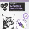 Eco Soft Cat Litter Deodorizer 750gms | Lavender Fragrance | Odour Eliminating Powder | Suitable for All Types of Litter | Longer Lasting Odour Control | Strong Cat Urine Smell Remover