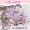 Squishy Toy, Cat Paw Squishy with Pearl Butterfly Accessories, Animals Stress Relief Taba Squishy Paw, Cute Animals Stress Relieving Fidget Toy for Adults Boys Girls Birthday Party Gifts (Purple)